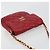 CHANEL Matelasse Chain Shoulder Bag Lamb Skin Red Gold CC - vista 6
