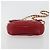 CHANEL Matelasse Chain Shoulder Bag Lamb Skin Red Gold CC - vista 9