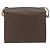 Céline CELINE Macadam Canvas Circle Shoulder Bag PVC Leather Brown Gold - vista 3