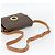 Céline CELINE Macadam Canvas Circle Shoulder Bag PVC Leather Brown Gold - vista 7