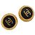 CHANEL Earring metal Gold Tone CC