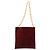 FENDI Plastic Chain Shoulder Bag Suede Red - vista 2