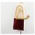 FENDI Plastic Chain Shoulder Bag Suede Red - vista 22
