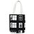 CHANEL Windows Line Tote Bag Canvas Black Gold CC - vista 2
