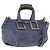 Chloé Chloe Etel Hand Bag Leather 2way Navy Gold