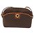 Céline CELINE Macadam Canvas Circle Shoulder Bag PVC Leather Brown Gold - vista 2