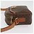 Céline CELINE Macadam Canvas Circle Shoulder Bag PVC Leather Brown Gold - vista 5