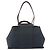Hermès HERMES Cabak Elan Hand Bag Canvas Silver Navy - vista 13