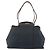 Hermès HERMES Cabak Elan Hand Bag Canvas Silver Navy - vista 2
