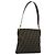 FENDI Zucca Canvas Shoulder Bag Black Brown