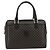 Céline CELINE Macadam Canvas Boston Bag PVC Leather Black Gold - vista 2