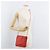 Miu Miu Shoulder Bag Leather Red Silver - vista 22