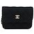 CHANEL Bolsa de Ombro Chain Mini Matelasse 12 Algodão Preto Ouro CC - vista 2