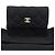 CHANEL Bolsa de Ombro Chain Mini Matelasse 12 Algodão Preto Ouro CC - vista 22