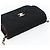 CHANEL Bolsa de Ombro Chain Mini Matelasse 12 Algodão Preto Ouro CC - vista 6