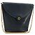 Tiffany & Co TIFFANY&Co. Chain Shoulder Bag Leather Navy Gold