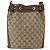 GUCCI GG Supreme Sherry Line Drawstring PVC Beige Red 164 02 034 - vista 3