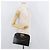 Salvatore Ferragamo Gancini Chain Shoulder Bag Leather Black Gold - vista 21