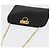 Salvatore Ferragamo Gancini Chain Shoulder Bag Leather Black Gold - vista 6