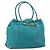 Céline CELINE Tote Bag Leather Blue Gold