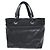 Chanel Biarritz Tote aus gestepptem beschichtetem Canvas Large Schwarz - Ansicht 2