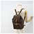 Céline CELINE Macadam Canvas Backpack PVC Leather Brown Gold - vista 24