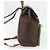 Céline CELINE Macadam Canvas Backpack PVC Leather Brown Gold - vista 4