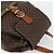 Céline CELINE Macadam Canvas Backpack PVC Leather Brown Gold - vista 6