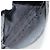 FENDI Zucchino Canvas Shoulder Bag Silver Black - vista 11