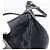 FENDI Zucchino Canvas Shoulder Bag Silver Black - vista 19