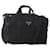 PRADA Boston Bag Nylon 2way Black Silver