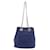 Céline CELINE Chain Shoulder Bag Leather Blue Silver - vista 3