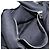 FENDI Mamma Baguette Shoulder Bag Cotton Jersey Black Silver - vista 21