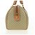 Céline CELINE Macadam Canvas Mini Boston Bag PVC Beige Gold - vista 5
