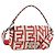 FENDI Marc Jacobs Collaboration Mamma Baguette Leather 2way Red