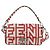FENDI Marc Jacobs Collaboration Mamma Baguette Leather 2way Red - vista 13