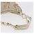 FENDI Shoulder Bag Canvas Leather Beige Gold - vista 7