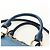 Miu Miu Hand Bag Leather 2way Blue Gold - vista 14