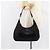 Borsa a tracolla PRADA in nylon nero e argento, autentica 156018 - vista 22