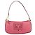 Borsa a tracolla PRADA in nylon e pelle, rosa e oro, autentica 155082 - vista 13
