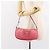 Borsa a tracolla PRADA in nylon e pelle, rosa e oro, autentica 155082 - vista 21