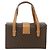 Céline CELINE Macadam Canvas Hand Bag PVC Leather Brown Gold - vista 3