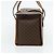 Céline CELINE Macadam Canvas Hand Bag PVC Leather Brown Gold - vista 5