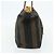 FENDI Pecan Canvas Tote Bag Brown Black - vista 4