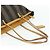 FENDI Pecan Canvas Tote Bag Brown Black - vista 7