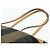 FENDI Pecan Canvas Tote Bag Brown Black - vista 8