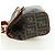 FENDI Zucca Canvas Shoulder Bag Black Brown - vista 4