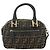 FENDI Zucca Canvas Hand Bag 2way Black Brown - vista 2