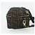 FENDI Zucca Canvas Hand Bag 2way Black Brown - vista 5