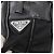 Borsa a tracolla PRADA in nylon nero e argento, autentica 155226 - vista 17